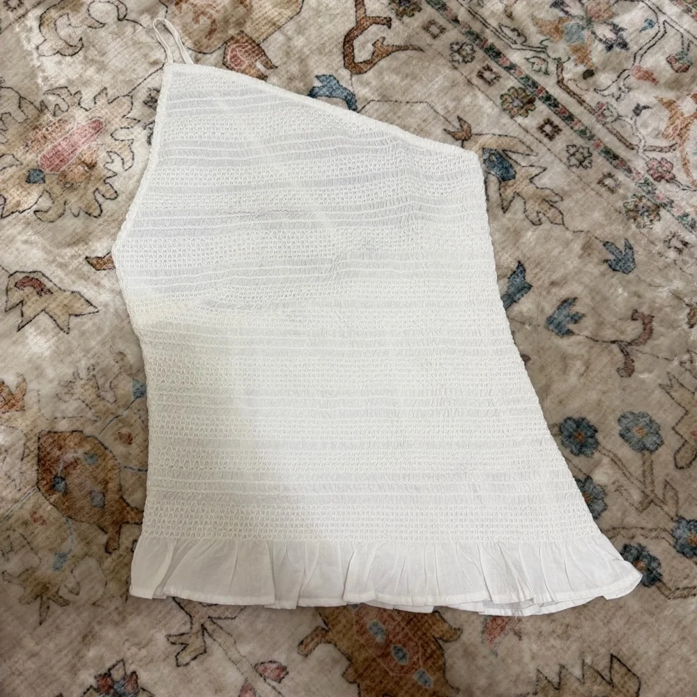 New Free People Adeline Smocked Top